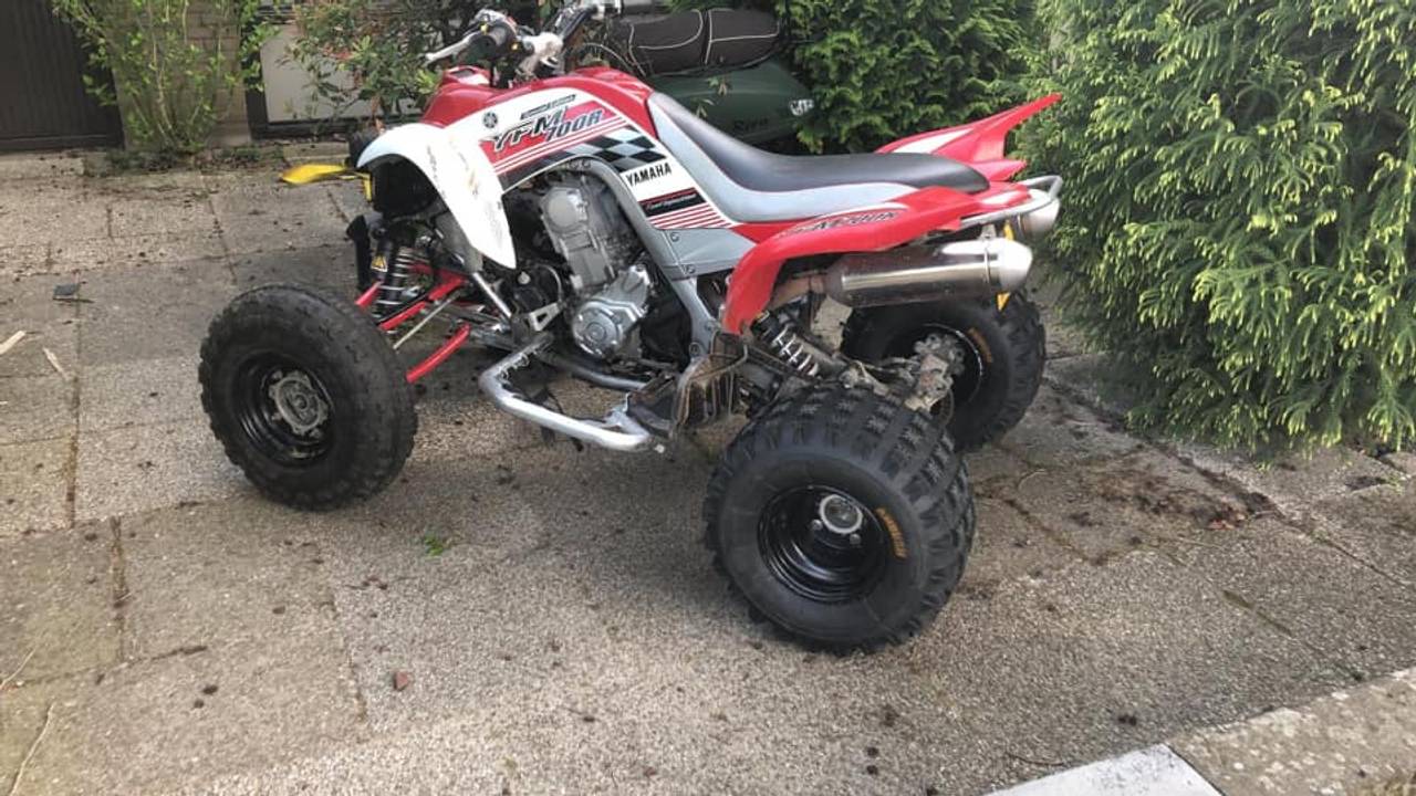De gestolen quad. (Privéfoto)