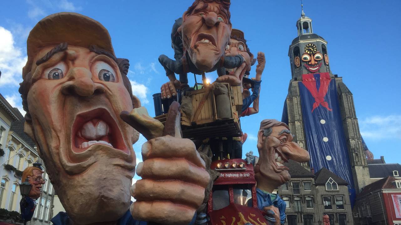 Carnavalsoptocht in Bergen op Zoom gaat