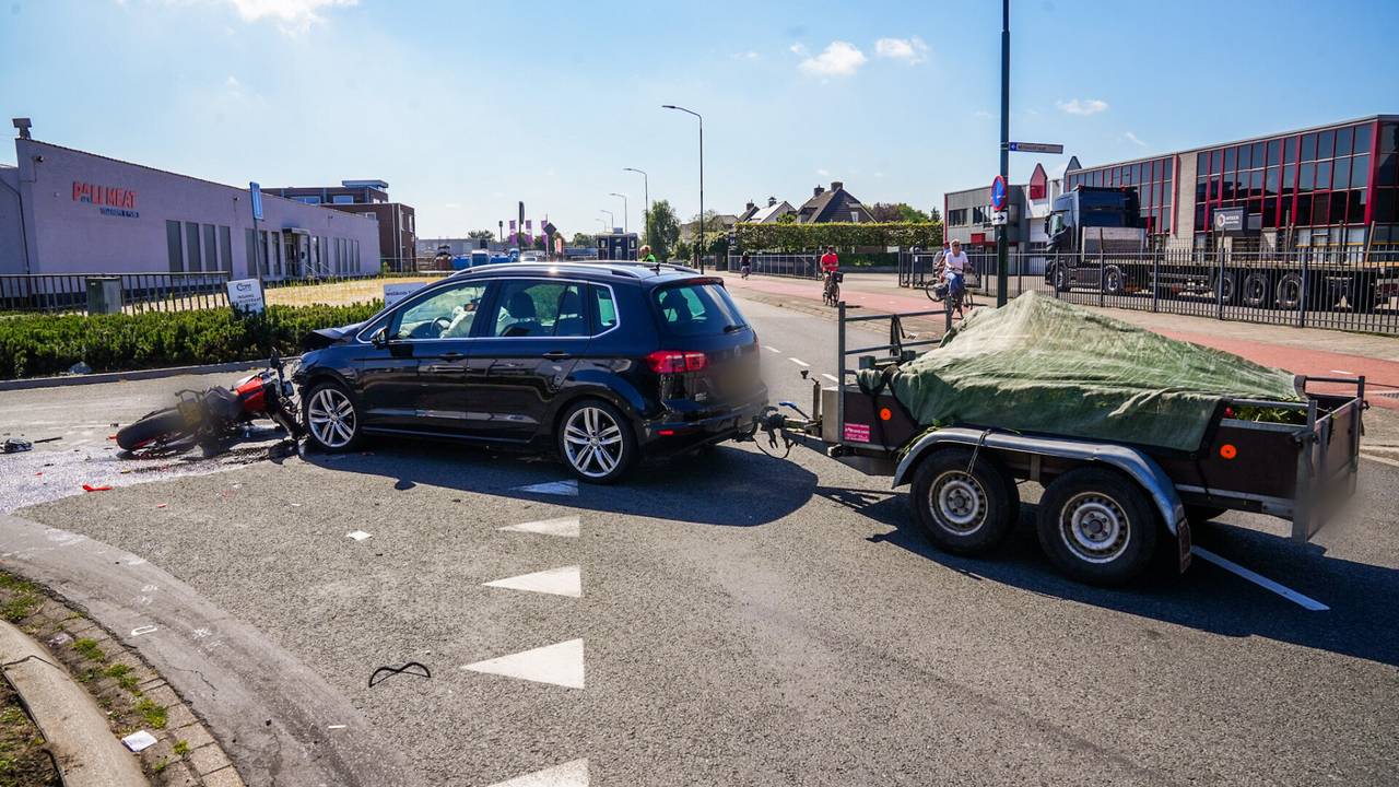 Het ongeluk gebeurde op het Emopad in Geldrop (foto: Dave Hendriks/SQ Vision).