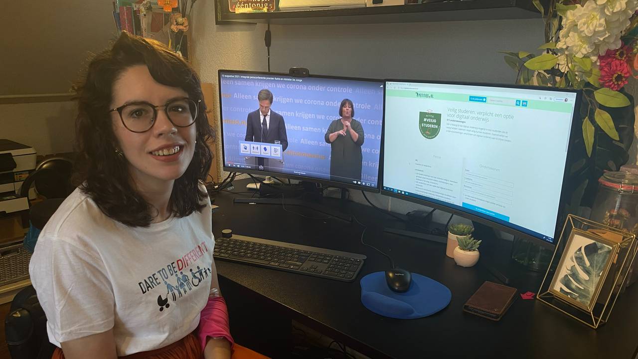 Christel Verbogt startte de petitie #VeiligStuderen.