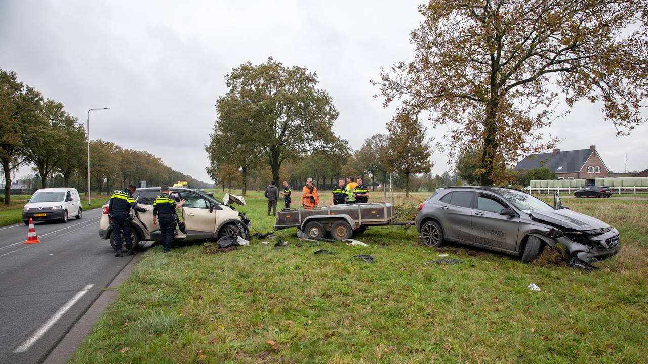 De situatie na het ongeluk (foto: Christian Traets/SQ Vision).