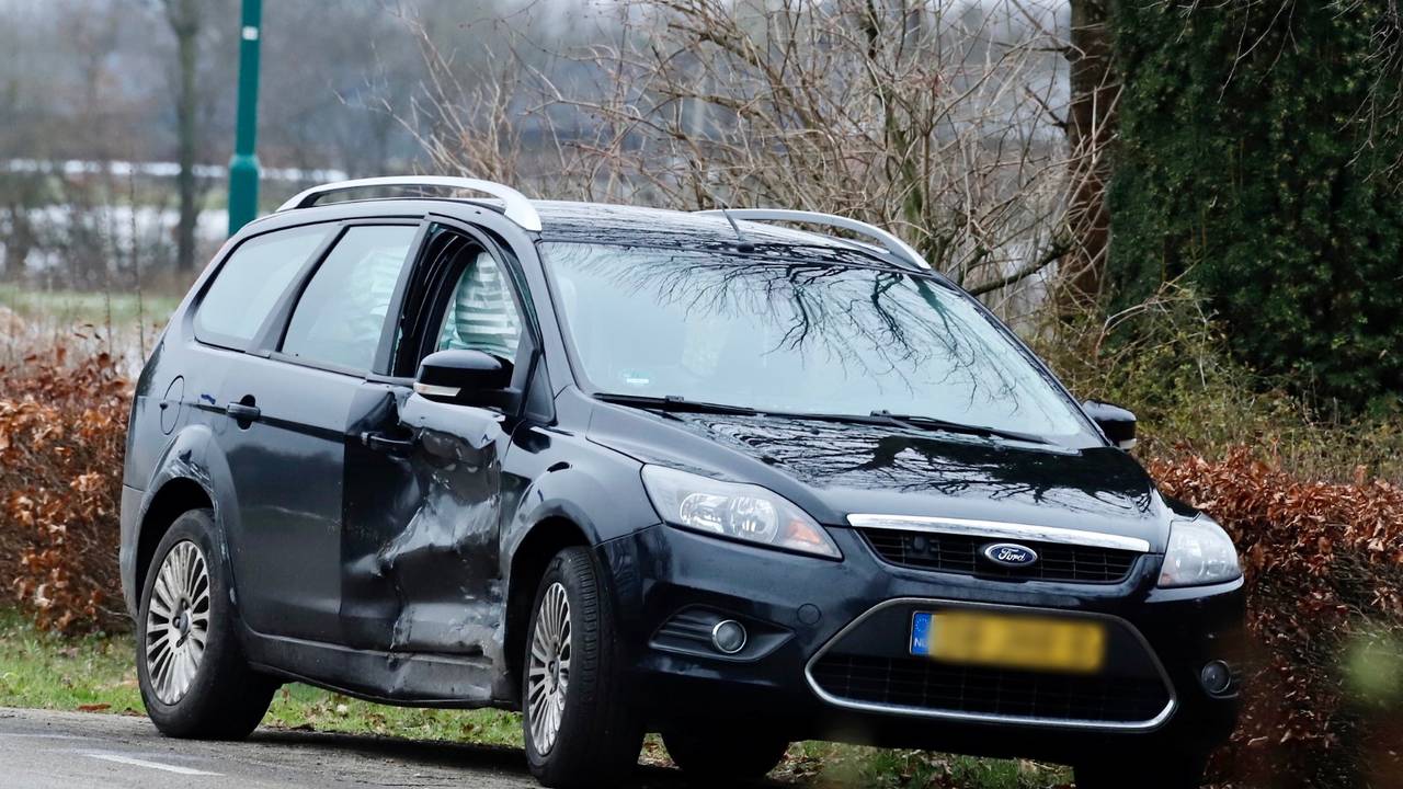 De stationcar die bij het ongeluk was betrokken (foto: Persbureau SK-Media/SQ Vision Mediaprodukties).