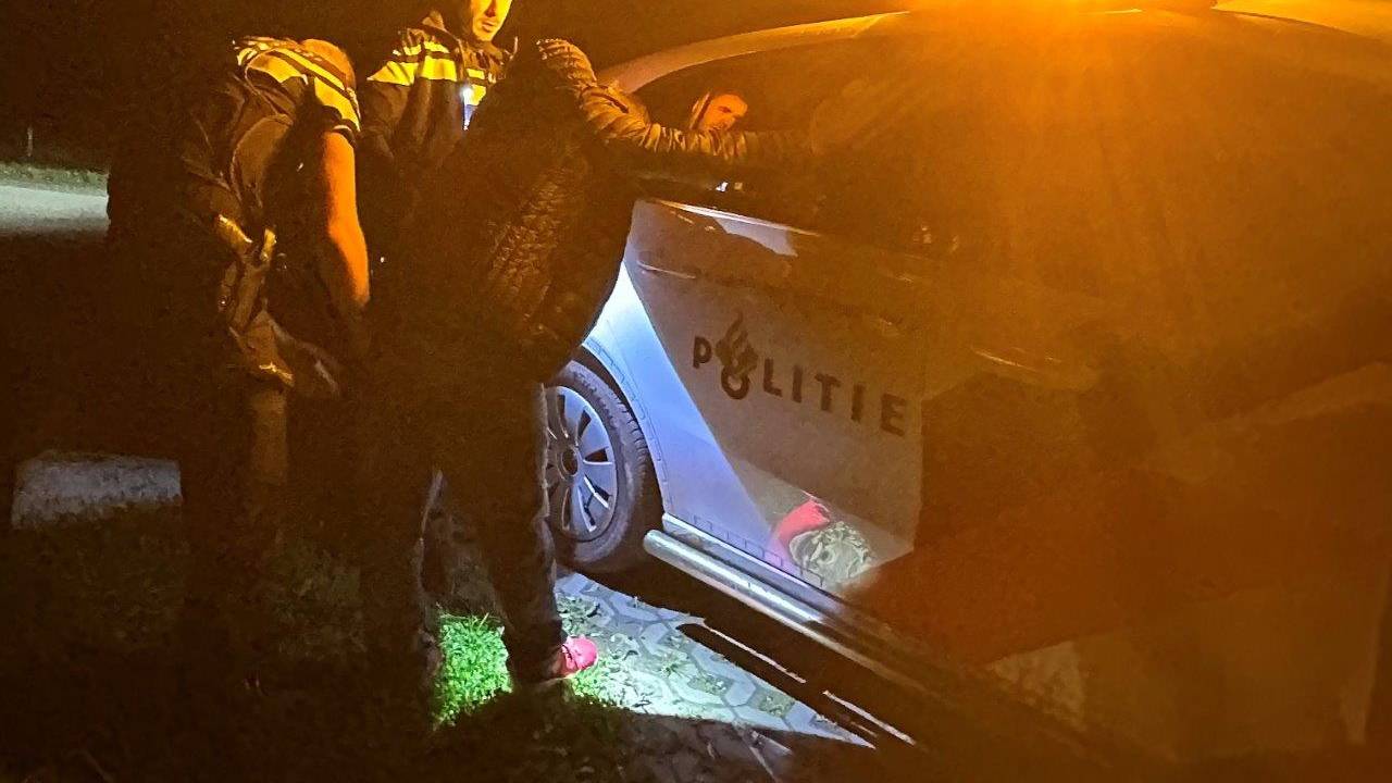 De bestuurder van de auto wilde amper meewerken (foto: Bart Meesters/Meesters Multi Media/SQ Vision).