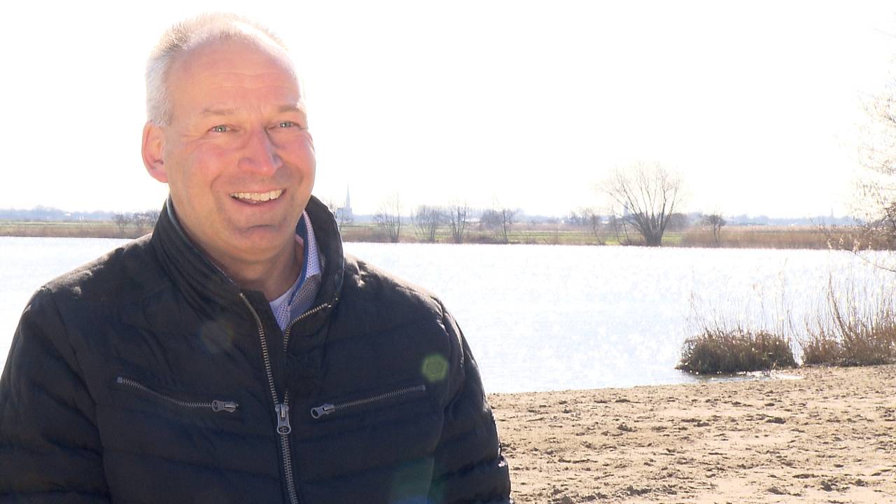 Niet alleen stralend weer, maar ook een stralende wethouder (foto: Omroep Brabant).