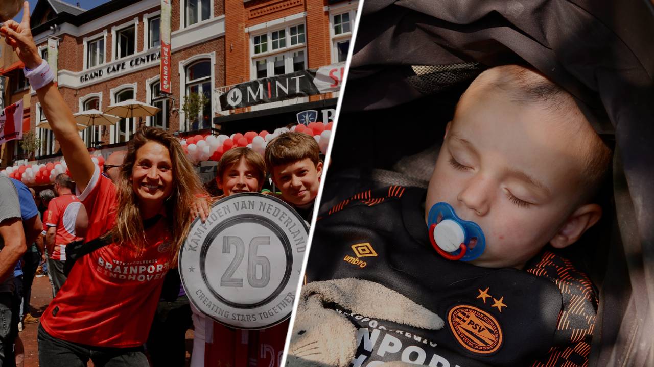 PSV-fans, jong en oud en van heinde en verre (foto: Lobke Kapteijns).