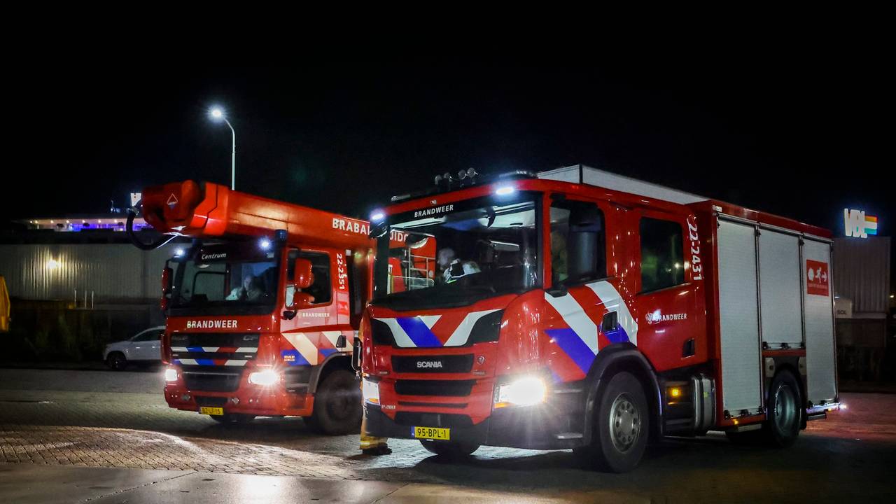 De brandweer rukte massaal uit (foto: SQ Vision).