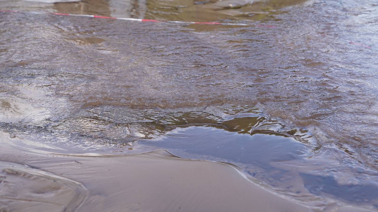 De gevolgen van het lek in Sint-Michielsgestel vielen mee, alleen een kippenren kwam blank te staan (foto: Bart Meesters).