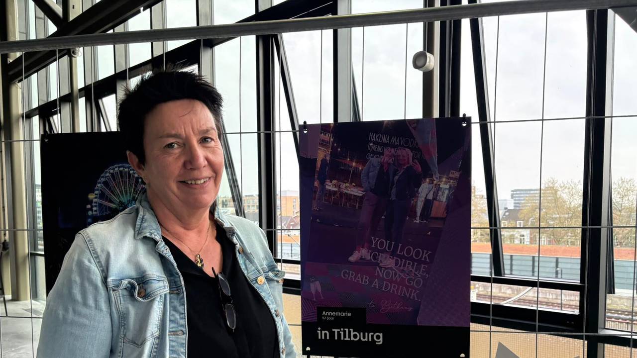 Anne Marie is trots dat ze in Tilburg zichzelf kan zijn (foto: Pieter Soethout).