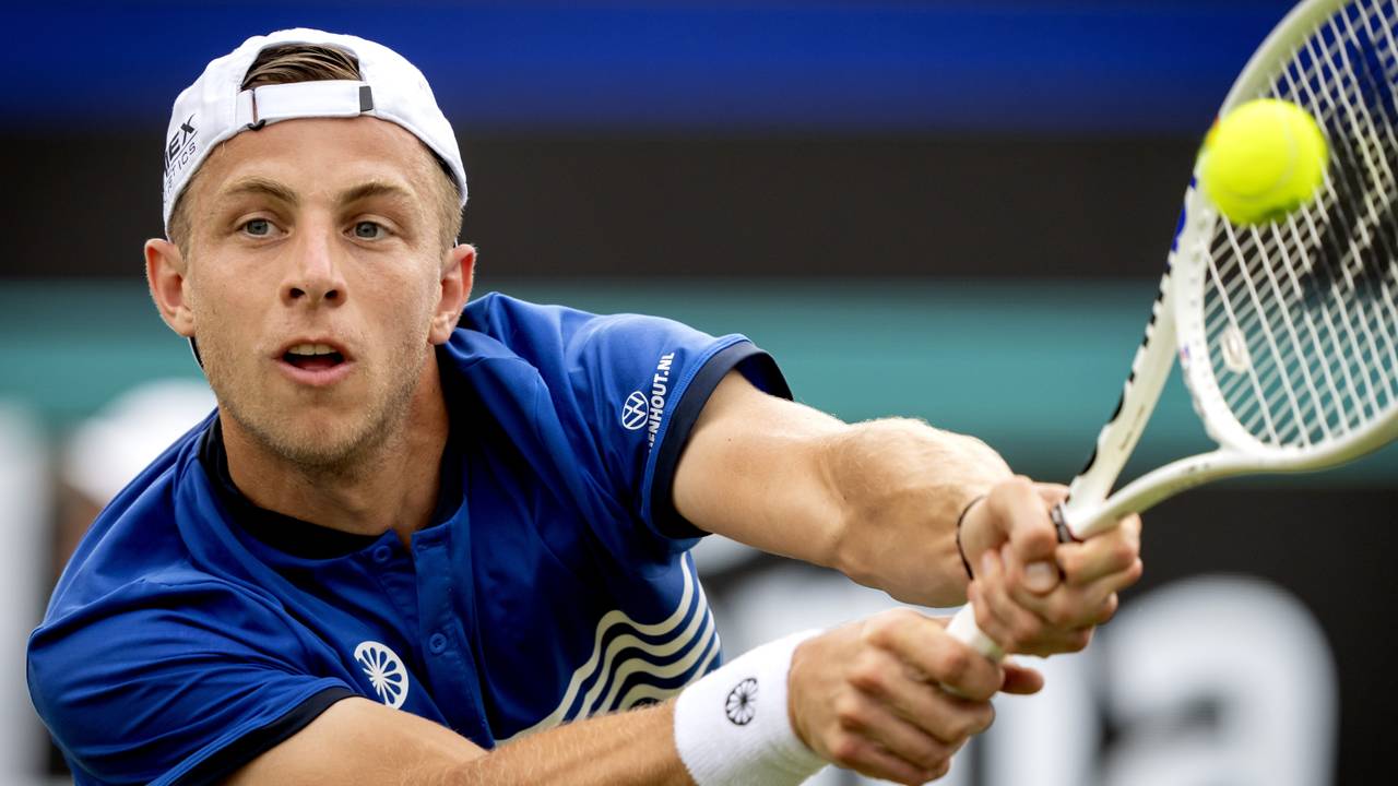 Griekspoor pakte in 2023 de winst op het Libéma Open in Rosmalen (foto: ANP).