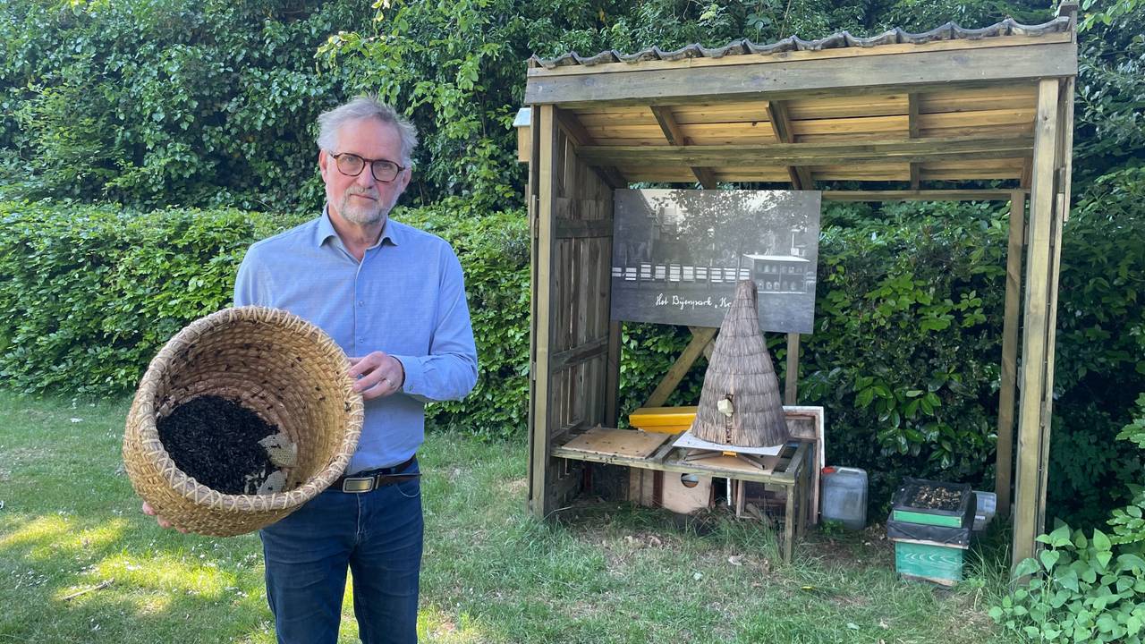 Maarten en de dode bijen (foto: Raymond Merkx).