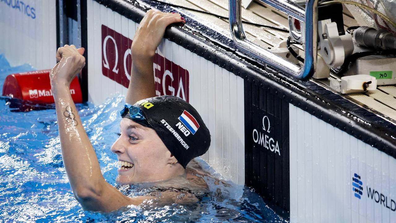Marrit Steenbergen tijdens het WK in Doha in 2024 (foto: ANP/Koen van Weel)