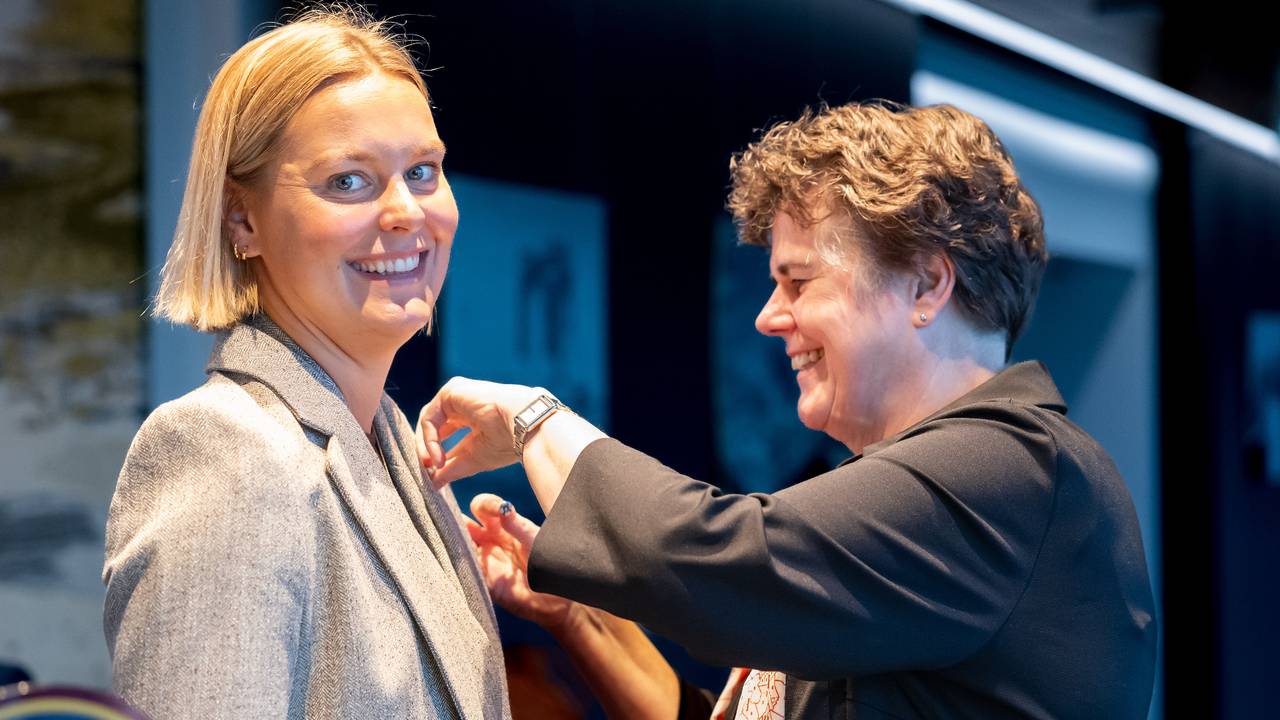 Sharon van Rouwendaal en Ina Adema (foto: ANP, Iris van den Broek).