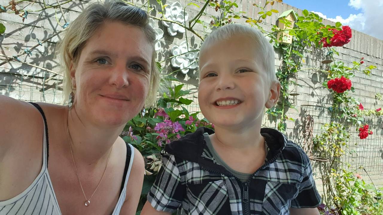 Marjolein en haar zoontje Ravi.