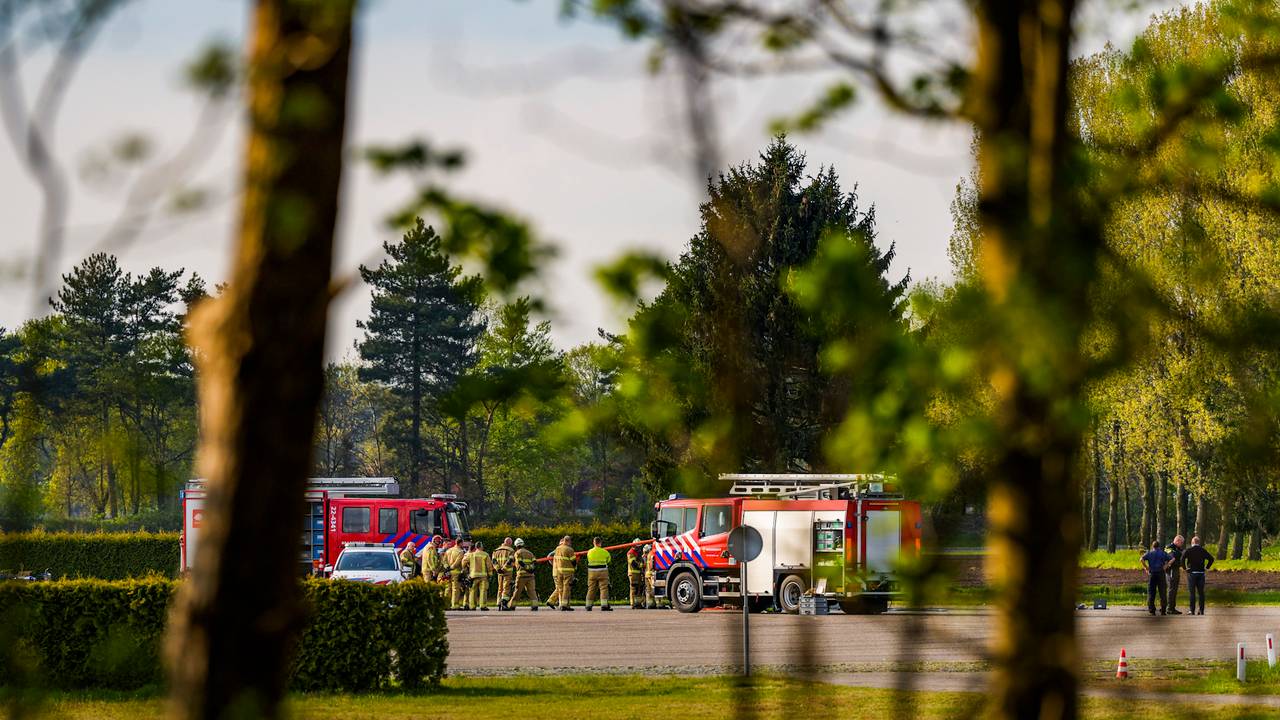 Politie en brandweer waren massaal aanwezig (foto: SQ Vision Mediaprodukties).