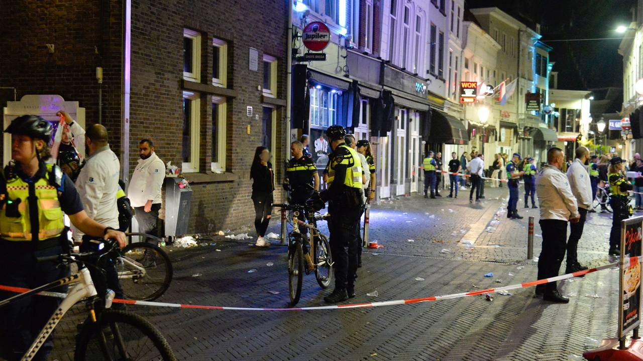 Een deel van de Vismarktstraat werd afgezet (foto: Perry Roovers/SQ Vision Mediaprodukties).