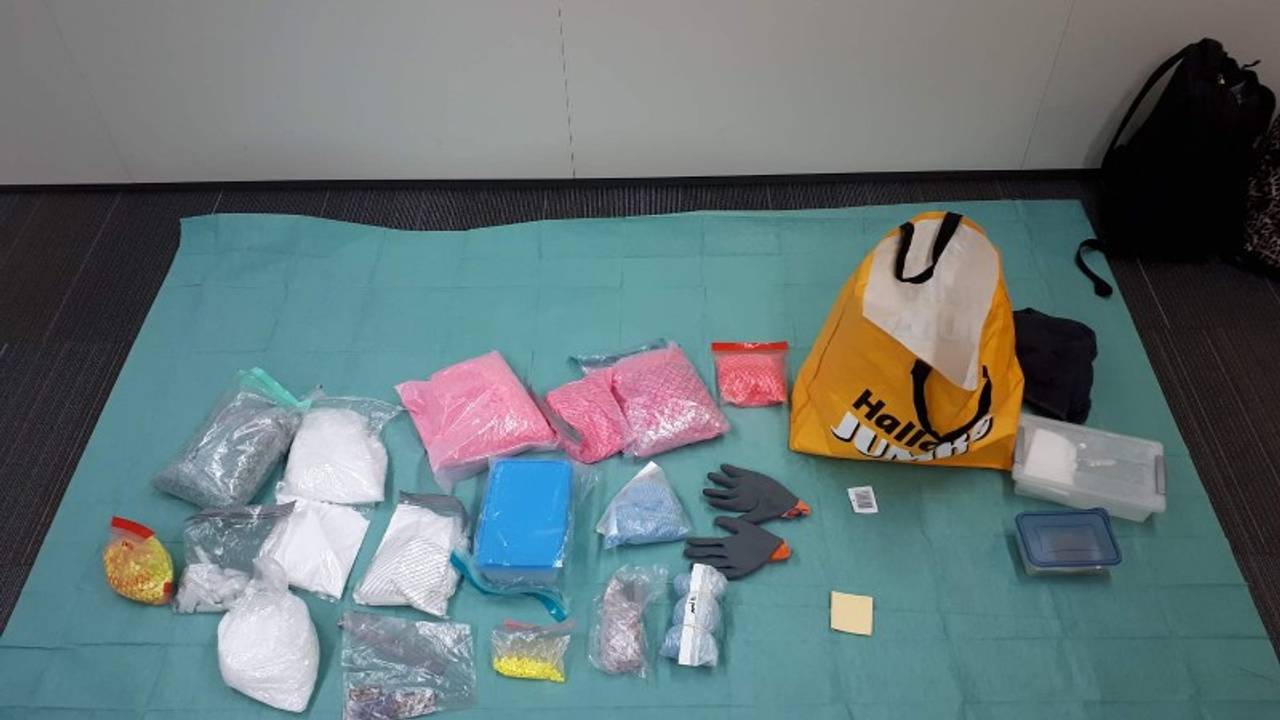 De 'vangst' van de politie (foto: politie).