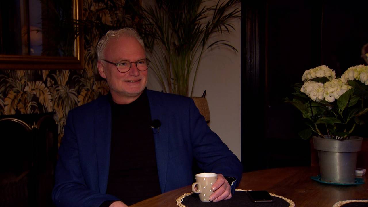 Kleine oogjes bij John Frenken van BBB donderdagochtend.