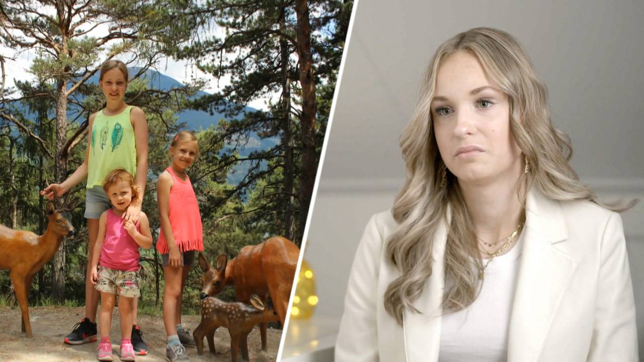 Hees en haar zusjes Dana en Liva