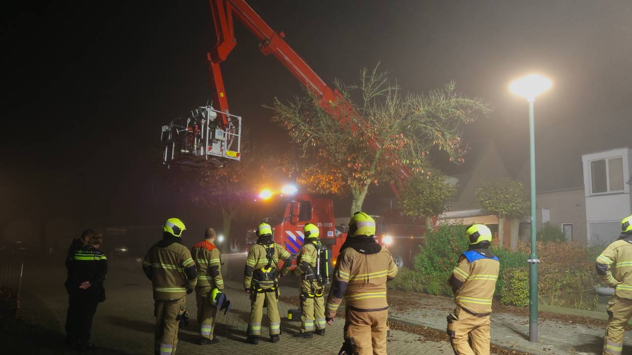 Grote inzet van de brandweer (foto: Sander van Gils/SQ Vision).