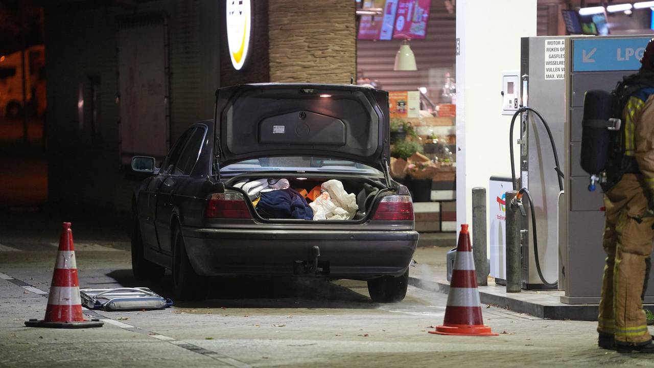 De auto waar het lek werd geconstateerd (foto: WdG/SQ Vision).