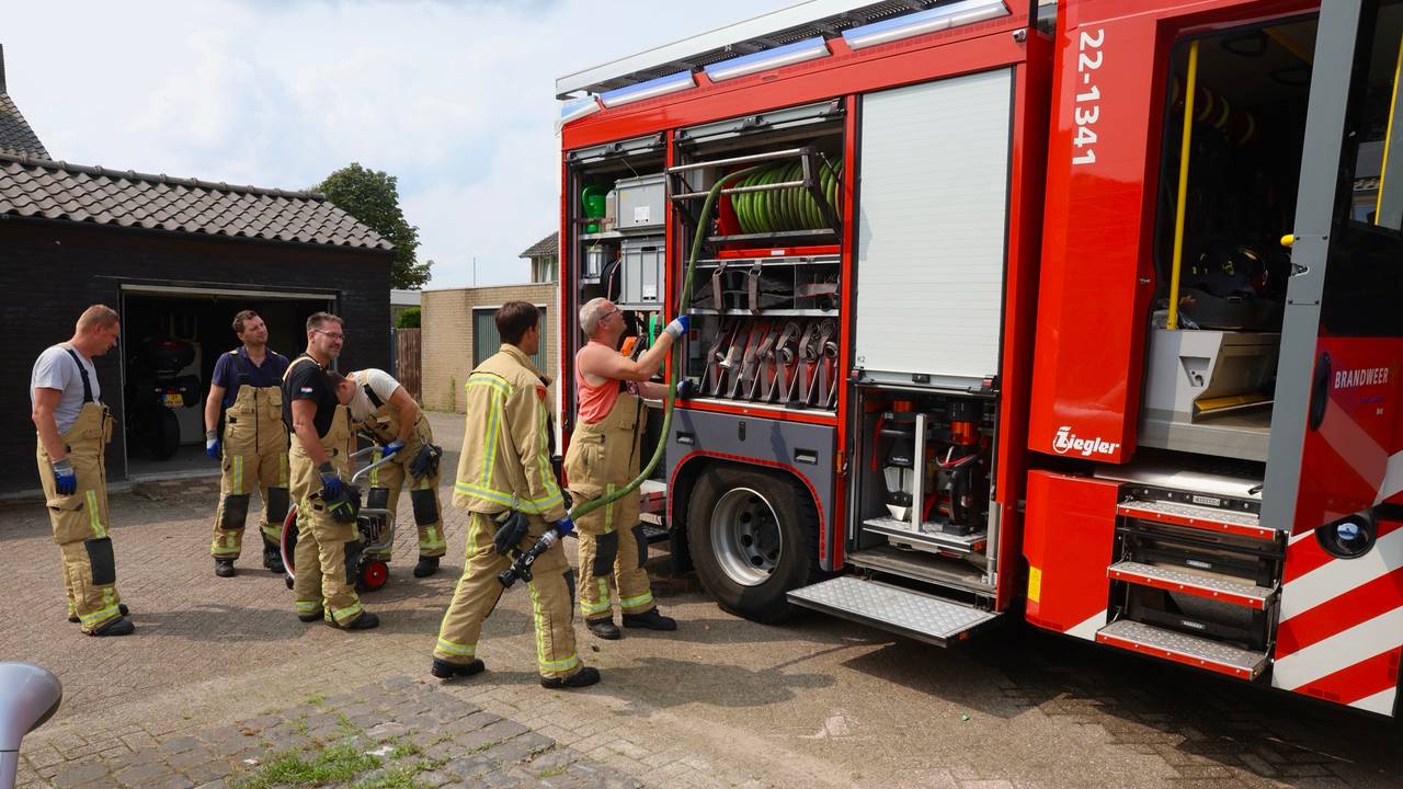De brandweer hoefde niet echt veel te doen (foto: Sander van Gils/SQ Vision).