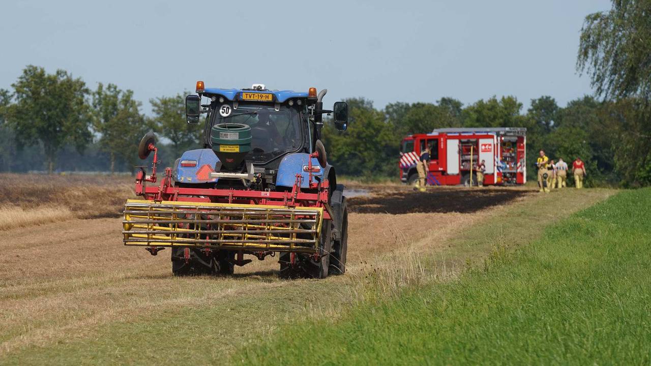 Een loonwerker bood hulp (foto: WdG/SQ Vision).