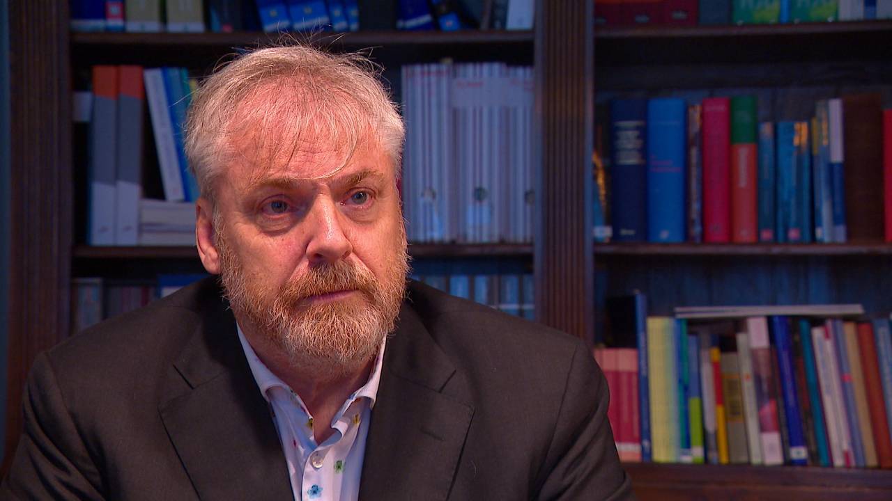 Peter Schouten enkele dagen na de aanslag op De Vries (foto: Omroep Brabant)