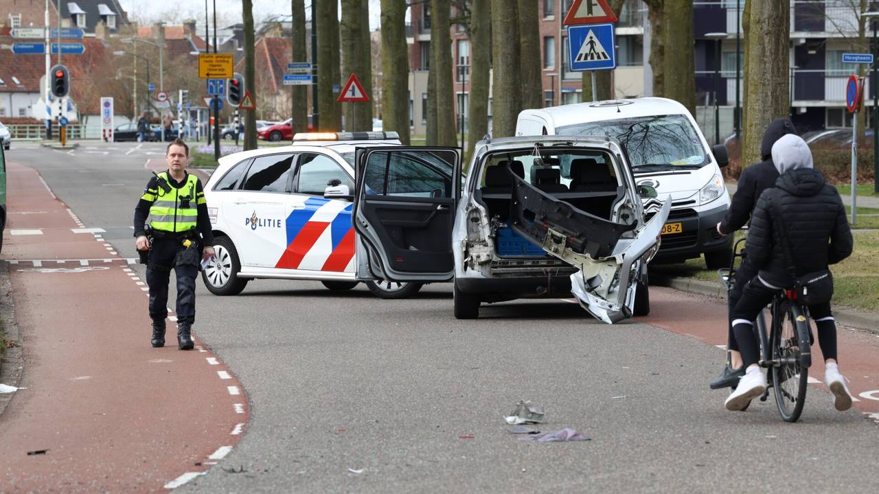De politie was er snel bij (foto: Sander van Gils/SQ Vision Mediaprodukties).