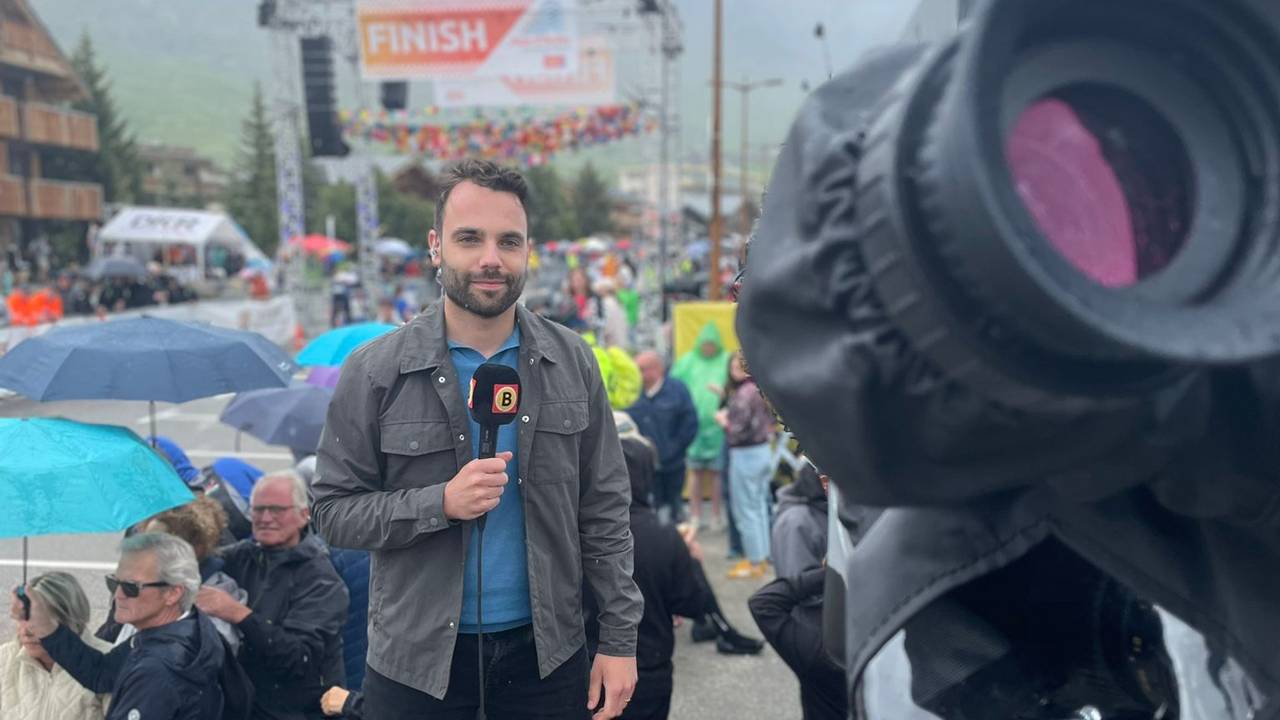 Omroep Brabant-verslaggever Raymond Merkx.