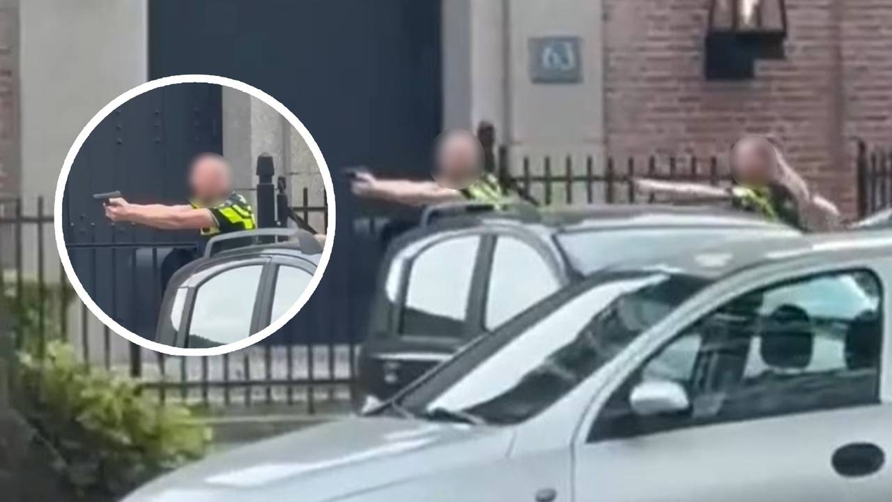 Politie lost waarschuwingsschot in het centrum van Oosterhout: man opgepakt