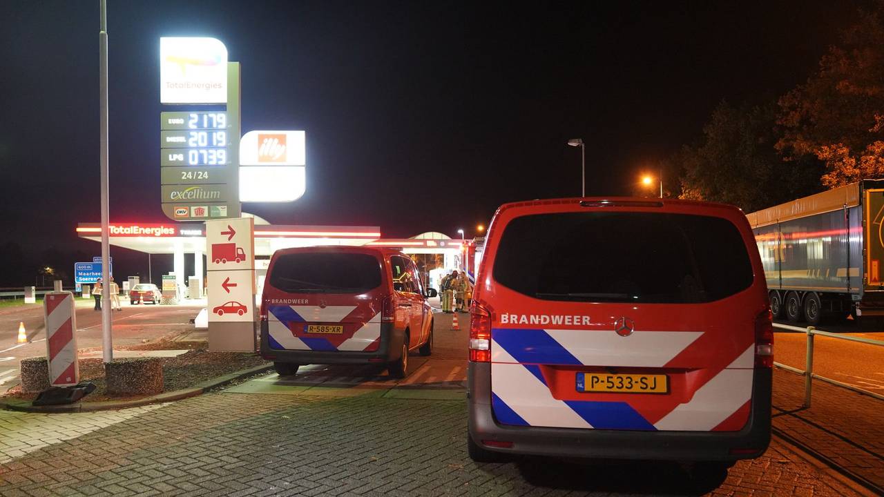 Het tankstation moest worden afgesloten (foto: WdG/SQ Vision).