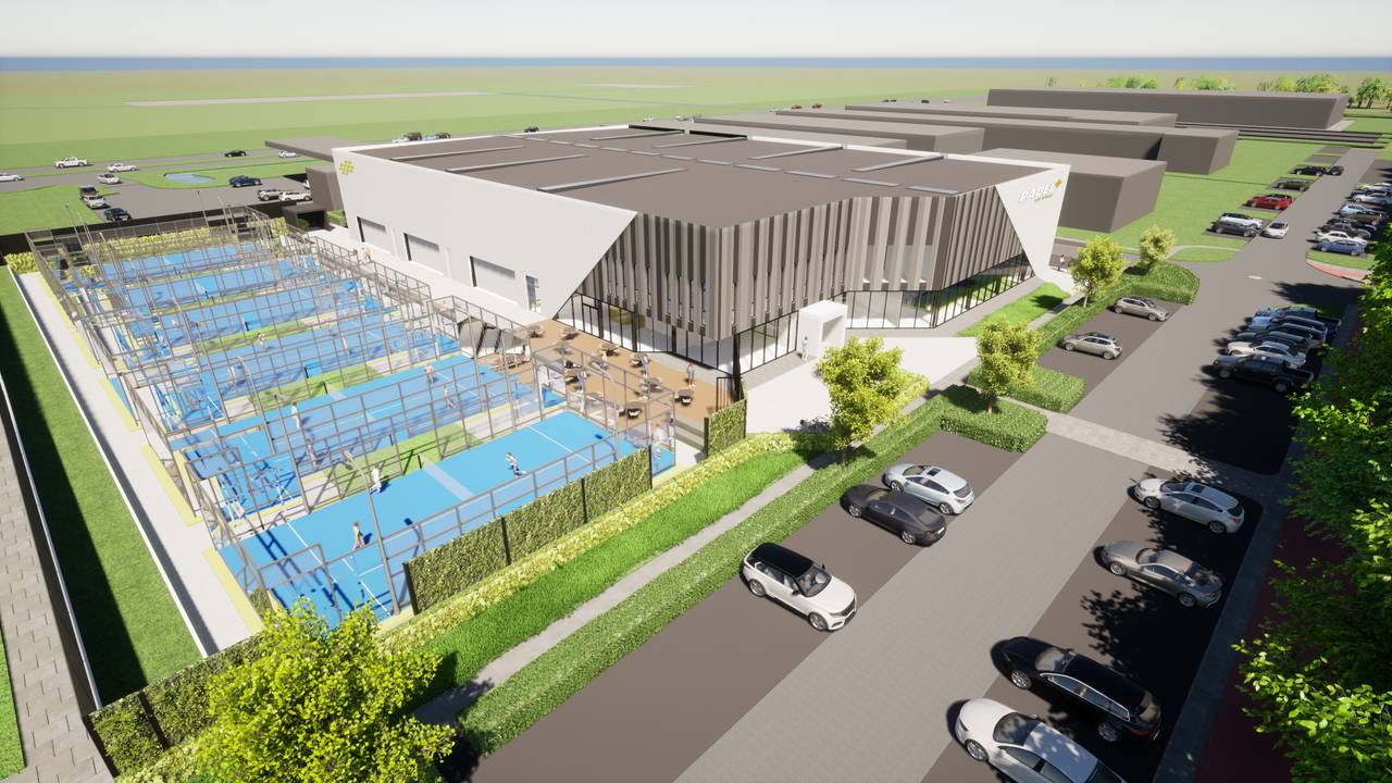 Een impressie van het Padel Centre in Tilburg