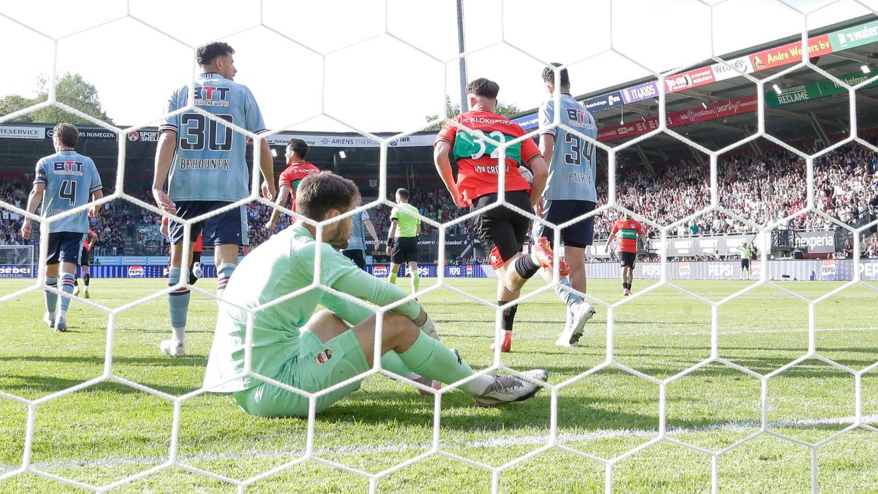 De goal van NEC tegen Willem II. (Foto: Broer van den Boom/Orange Pictures)
