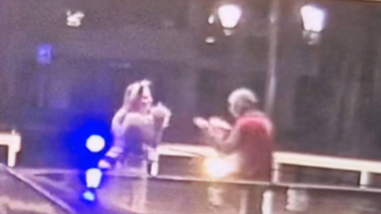 Wasbeer steelt trompet