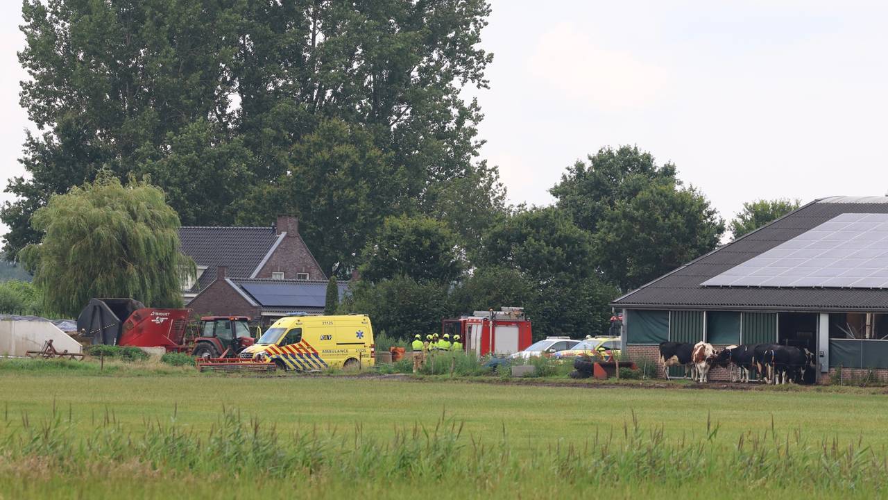 Dode bij ongeluk met shovel op boerenerf in Schijndel.