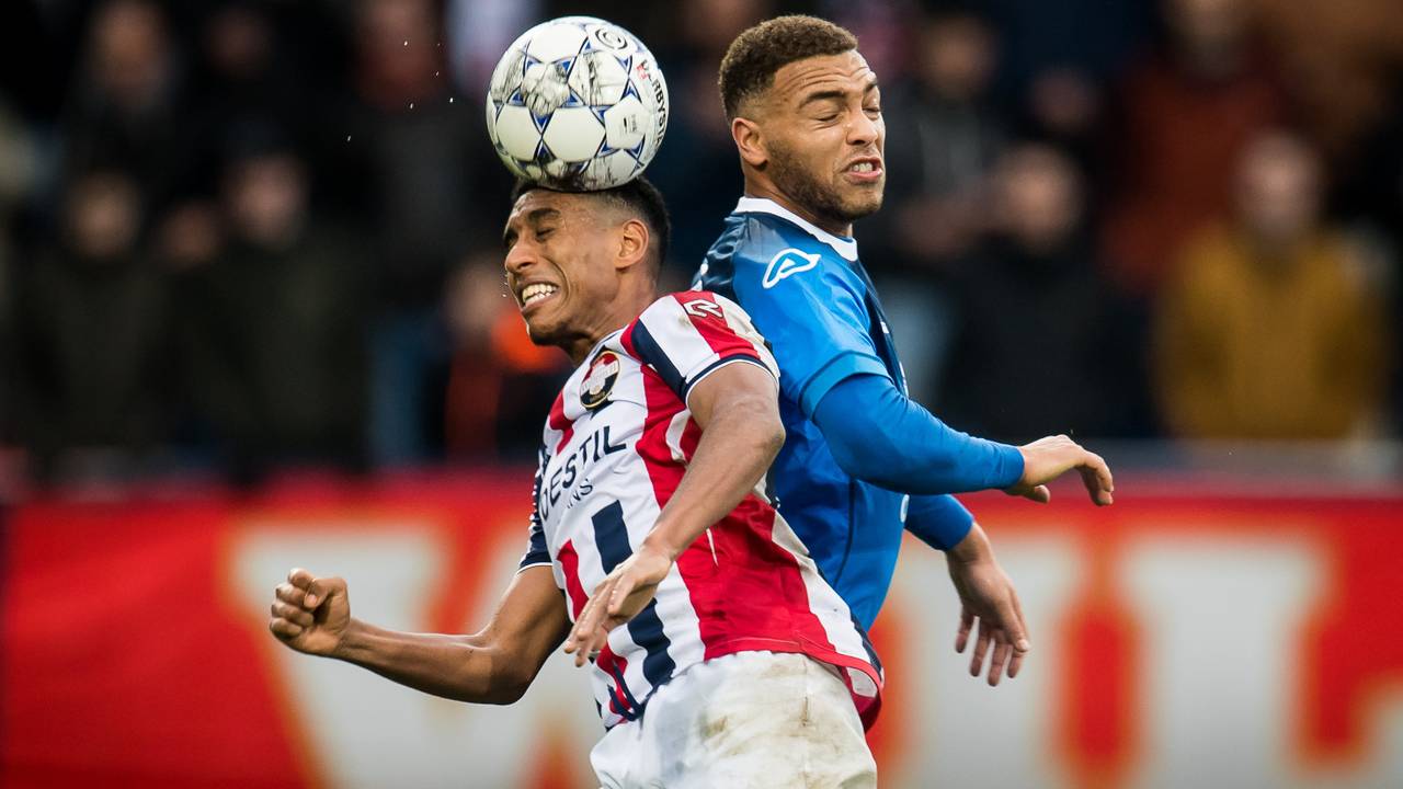 Driess Saddiki in actie (foto ANP 2020/Ronald Bonestroo).