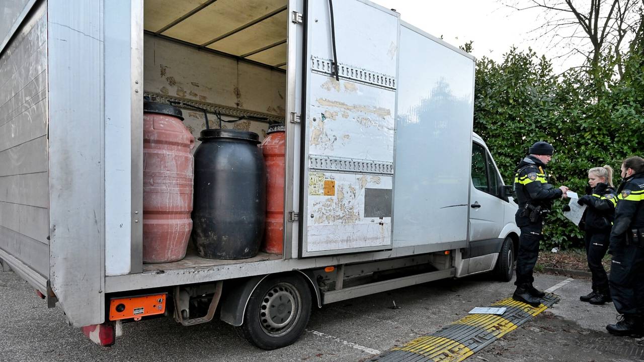De bakwagen zat goed vol (foto: Toby de Kort/SQ Vision).