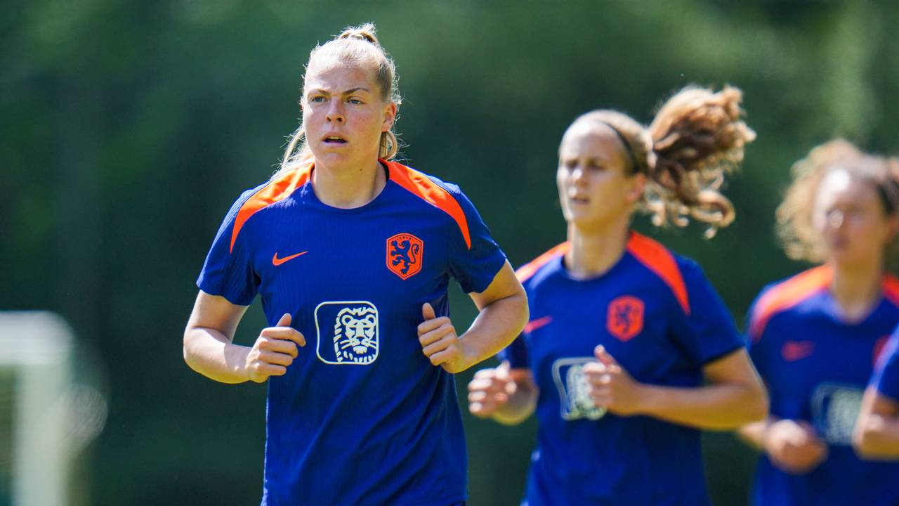 Jill Baijings tijdens een training van de nationale ploeg. (Foto: Rene Nijhuis/Orange Pictures)