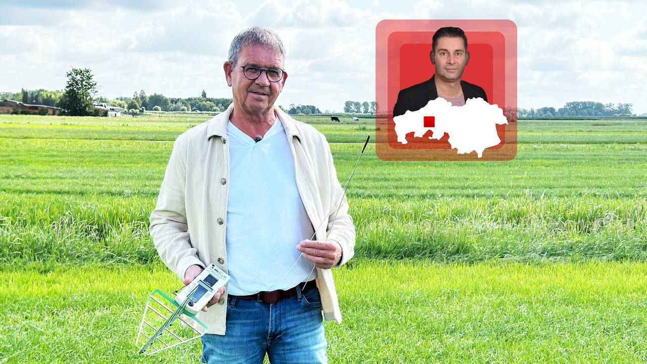 Jan Boeren uit Terheijden met zijn bijzondere apparatuur (foto: Ronald Sträter).