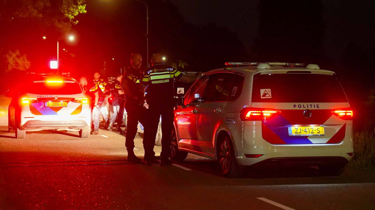 Bij de zoekactie werden meerdere politie-eenheden ingezet.