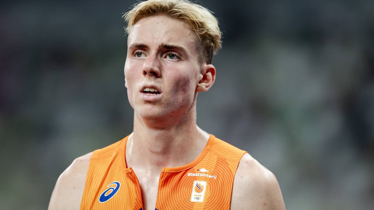 Atleet Niels Laros is er niet in geslaagd een WK-medaille te pakken op de 1500 meter (foto: ANP / Robin van Lonkhuijsen).