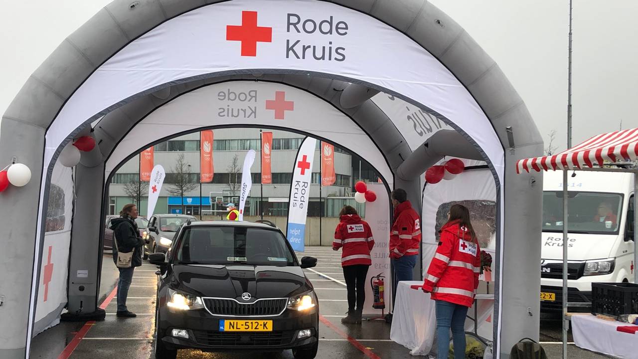 De 'medaille-drive-thru'.