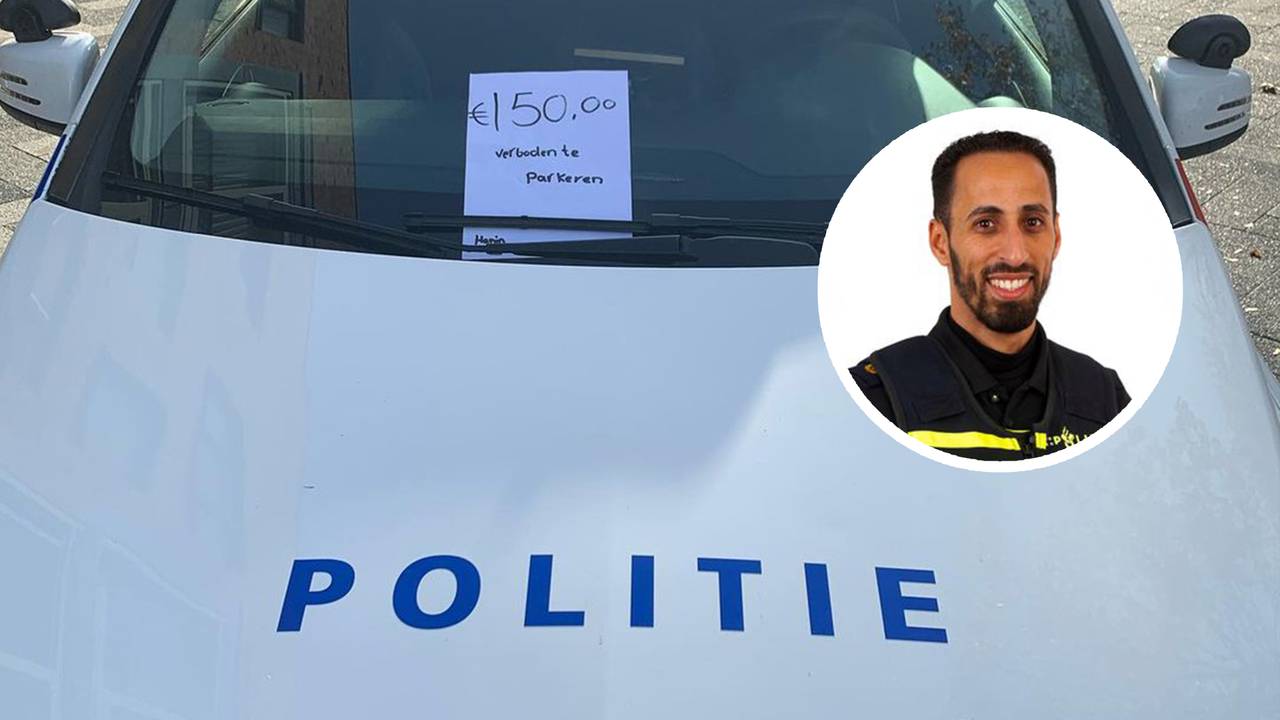 Neighborhood agent Hicham receives a hefty fine for parking in Boxtel