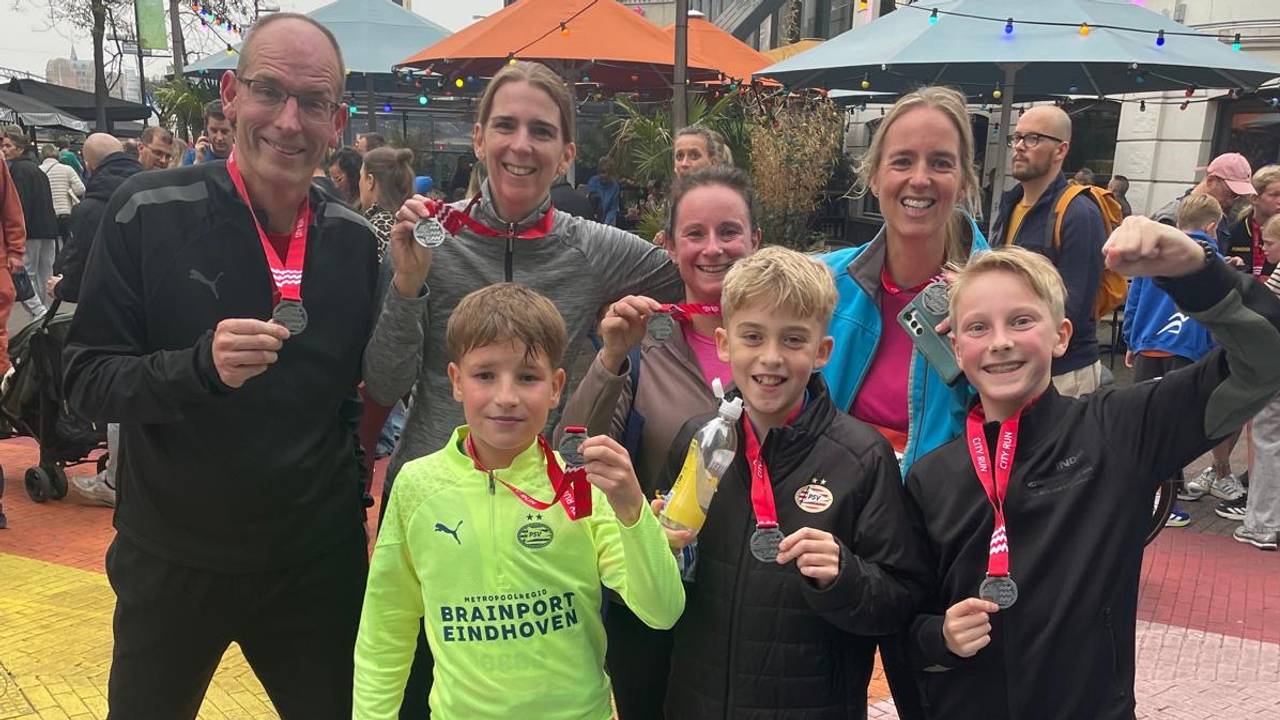 Deze sportievelingen deden mee aan de 5 kilometer.