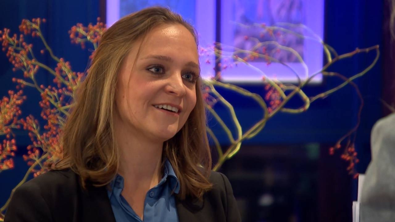 Jade van der Linden was 3 oktober te gast bij talkshow VRIJDAG van Omroep Brabant (foto: Omroep Brabant).