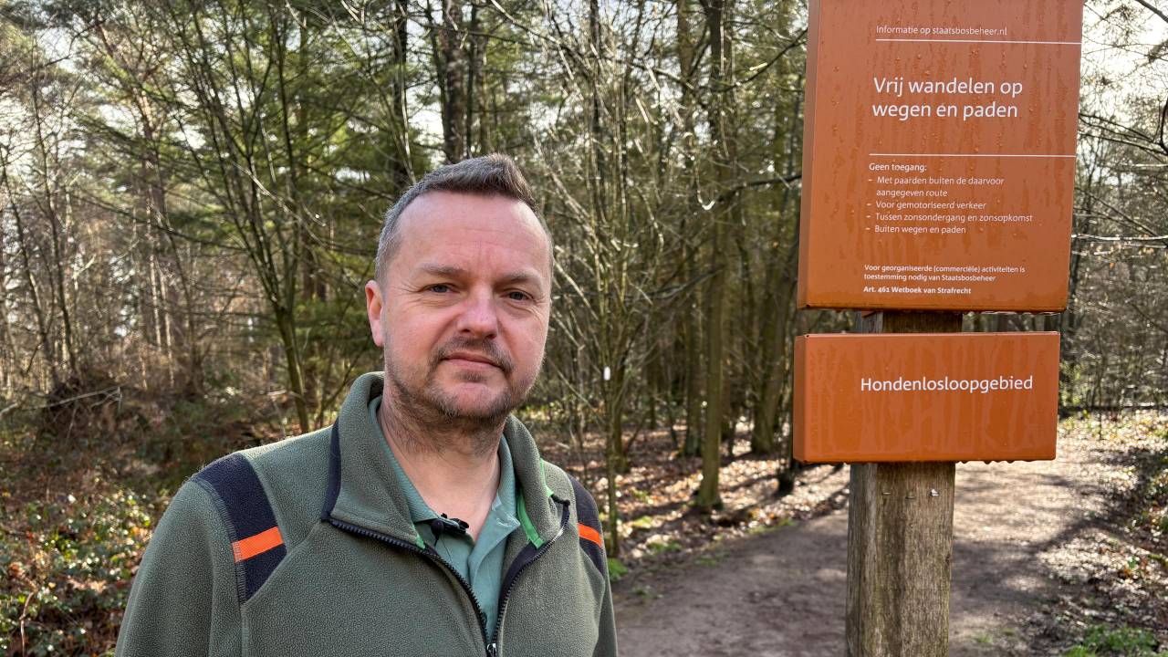 Ook in een losloopgebied is het beter om honden aan de lijn te houden (foto: Pieter Soethout)