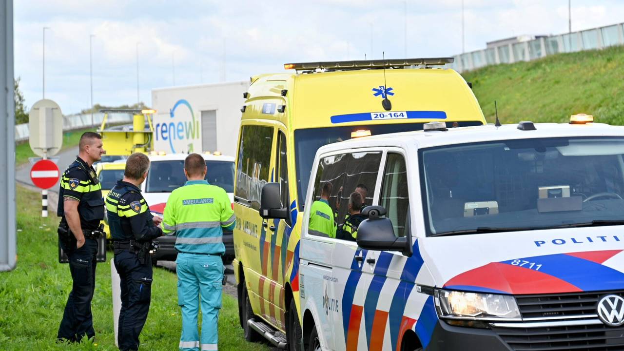 Politie en ambulance werden gealarmeerd (foto: Tom van der Put/SQ Vision).