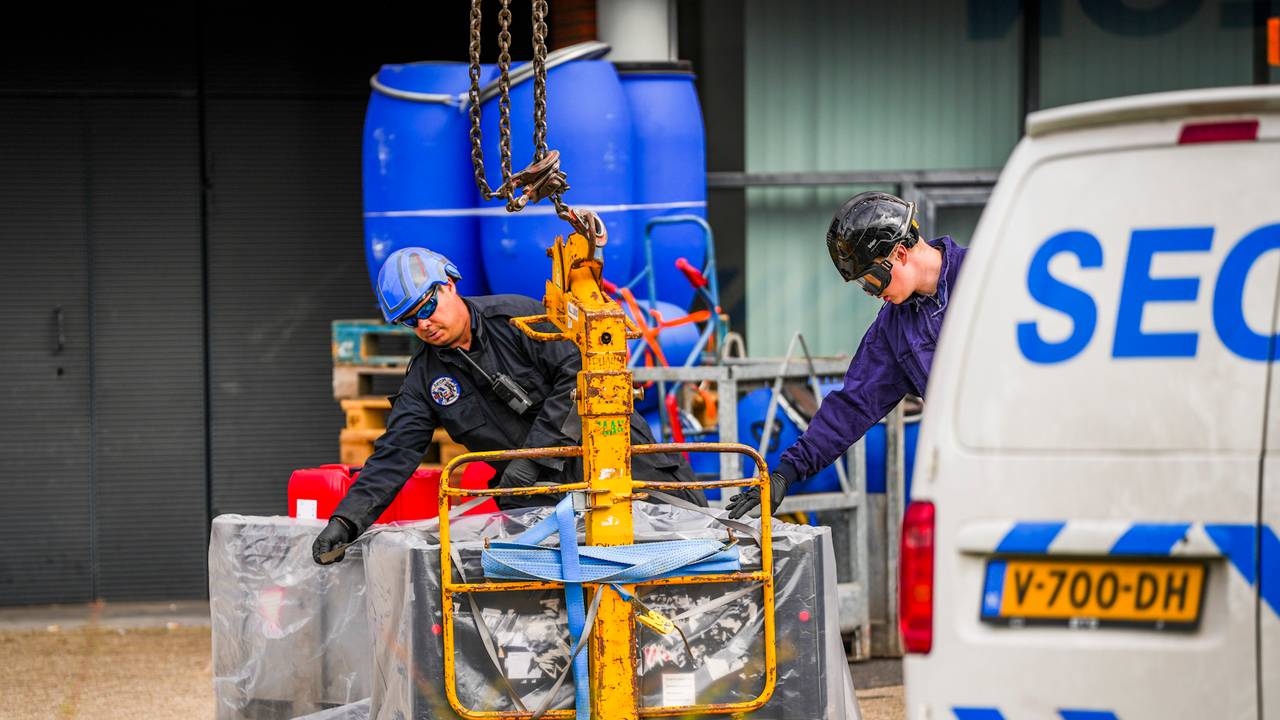 Hoe de materialen op de vijfde etage zijn terechtgekomen, is een raadsel (foto: SQ Vision).