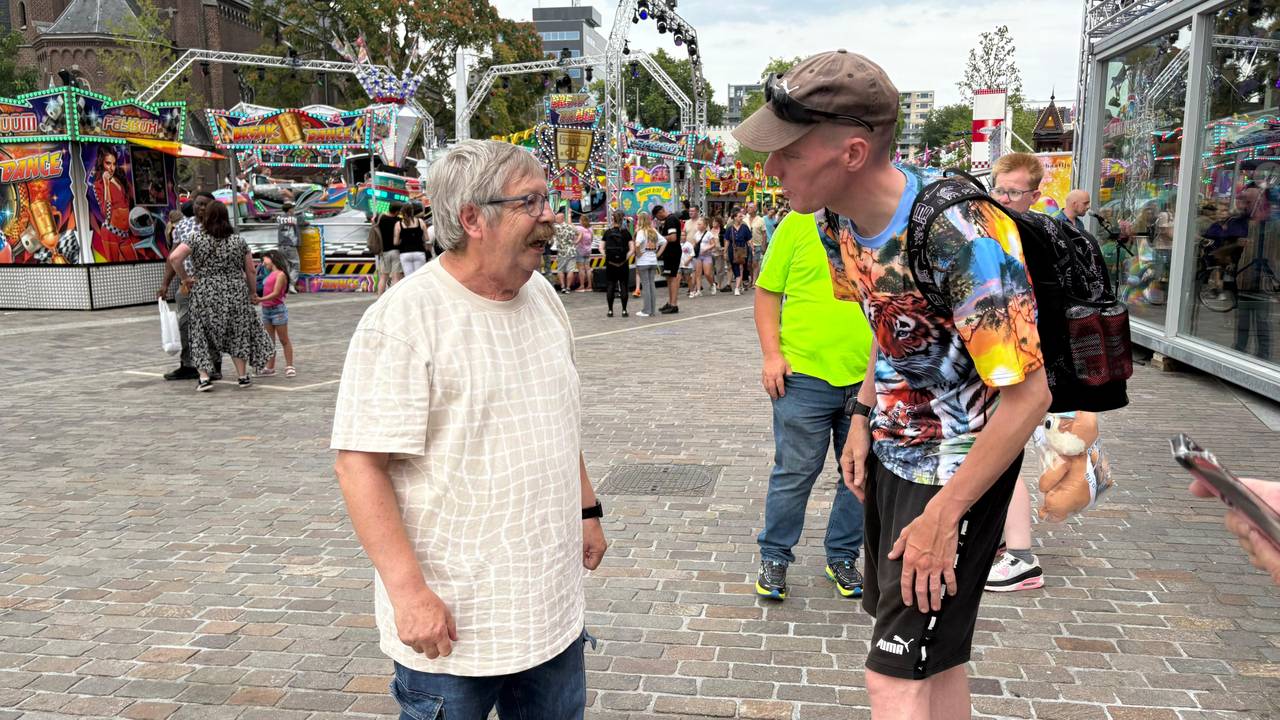 Sjaak wordt regelmatig herkend op de kermis (foto: Omroep Brabant).