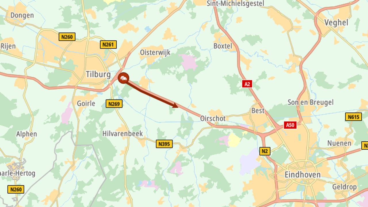 Beeld: ANWB Verkeersinformatie.